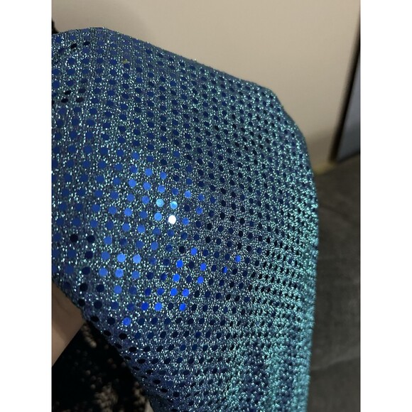 Vintage Y2K Rampage Black Fishnet Fitted Whimsigoth Mermaid Layered Slip Dress - Picture 10 of 15